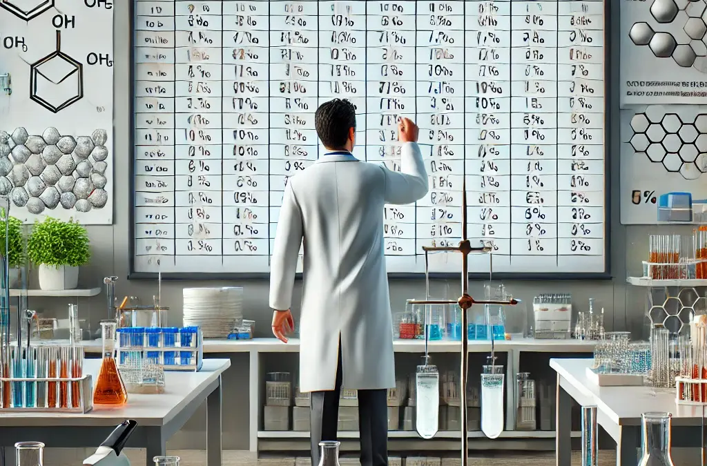 Calcul de la masse molaire moyenne d’un polymère