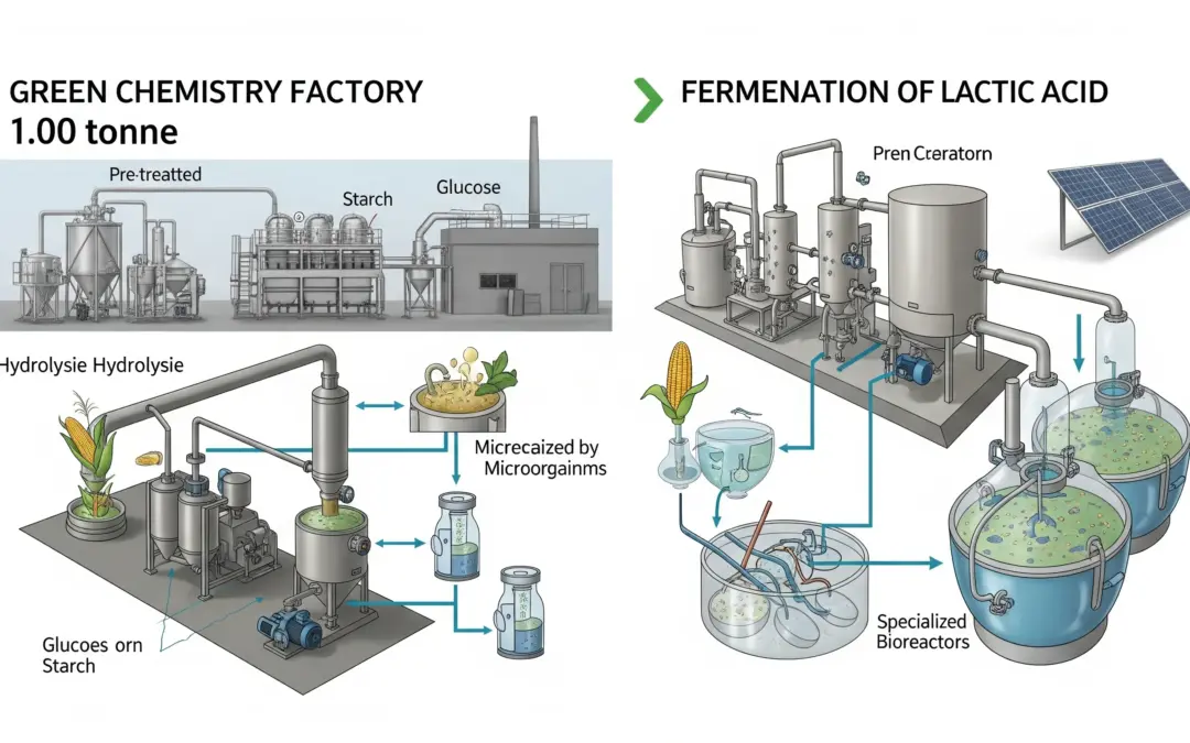 Fabrication d’Acide Lactique à Partir de Maïs