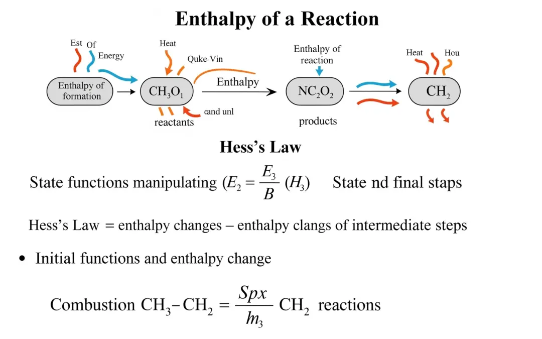 Calculer l’Enthalpie d’une Réaction (Loi de Hess)