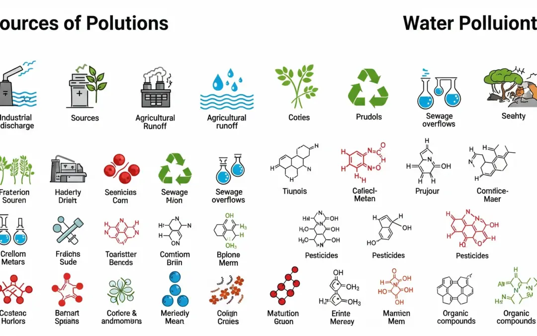 Pollution de l’eau : sources et types de polluants
