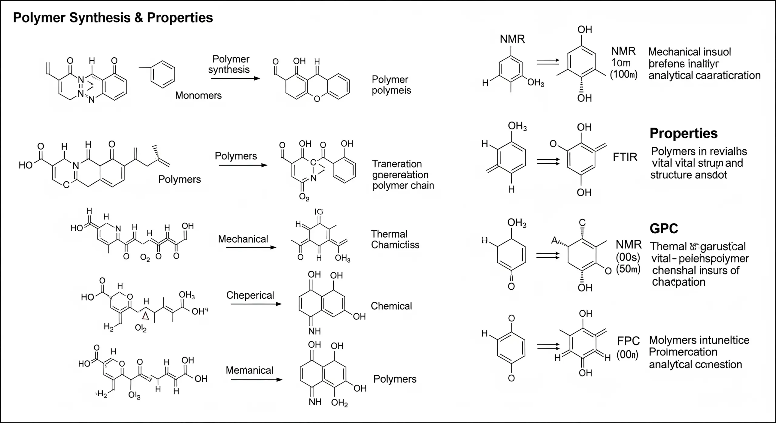 Synthèse et Propriétés des Polymères